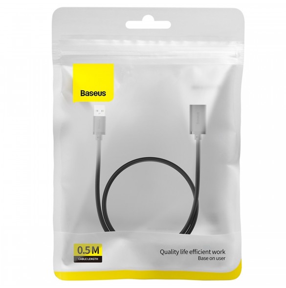Förlängningskabel USB 2.0 0.5m Baseus AirJoy Series - svart
