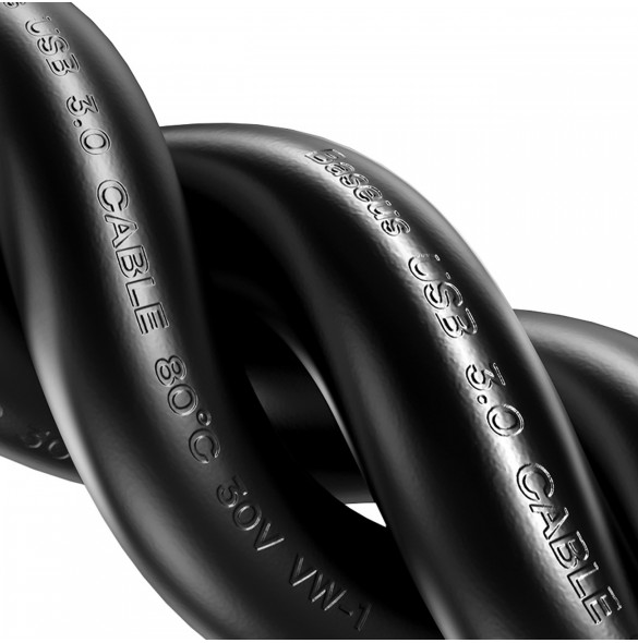 Förlängningskabel USB 2.0 0.5m Baseus AirJoy Series - svart
