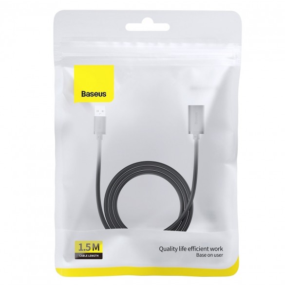 USB 3.0 förlängningskabel 1,5m Baseus AirJoy Series - svart