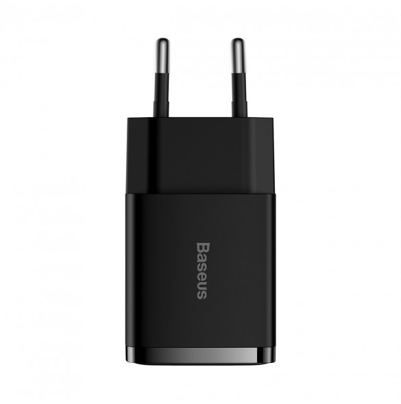 Baseus Compact laddare 2x USB 10,5W svart (CCXJ010201)