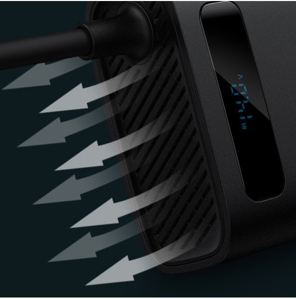 Baseus In-car Inverter 150W (220V CN/EU) svart (CRNBQ-A01)