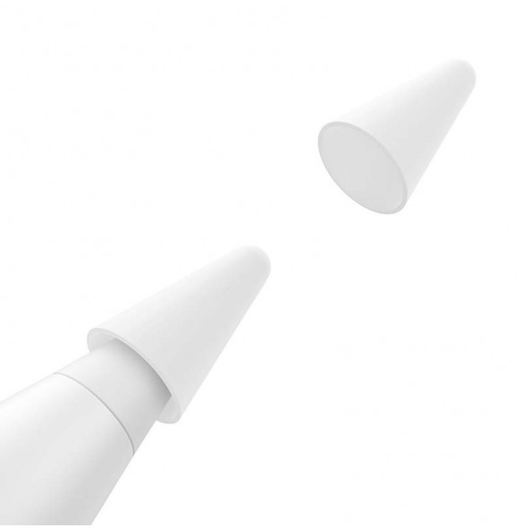 Baseus utbytbara silikonspetsar för en stylus 12st. vit (medium)