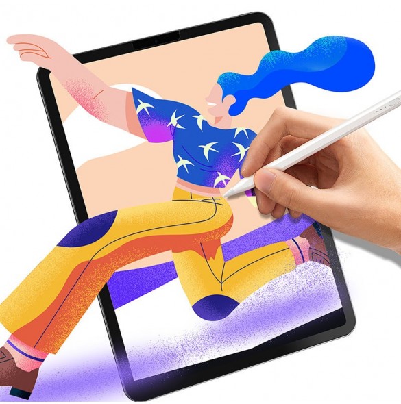 Baseus utbytbara silikonspetsar för en stylus 12st. vit (medium)