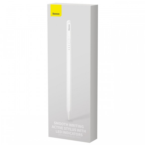 Baseus Smooth Writing aktiv styluspenna för iPad / iPad Pro / iPad Air vit (SXBC040102)
