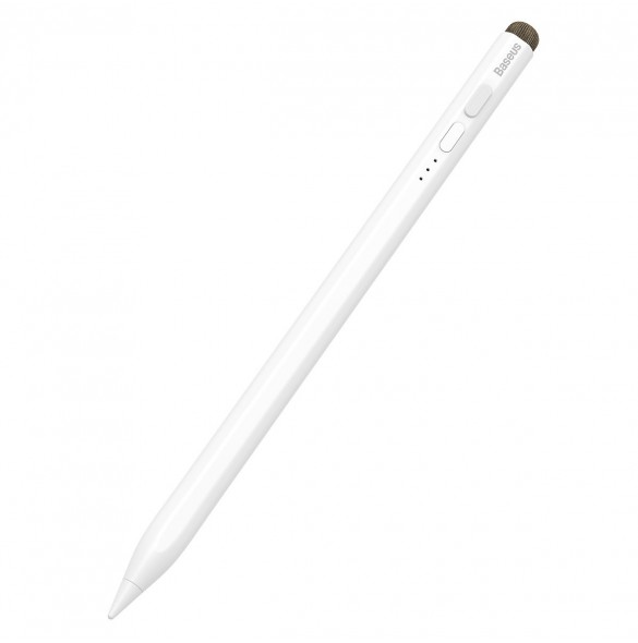 Baseus Smooth Writing aktiv styluspenna för iPad / iPad Pro / iPad Air med spets för kapacitiva skärmar vit (SXBC040002)