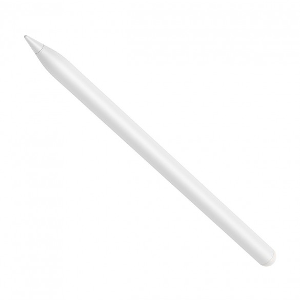 Baseus Smooth Writing Active Stylus-penna med LED-indikator för iPad vit + USB-C strömkabel 3A 0,3m och utbytbar spets Active (S