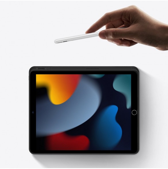 Baseus Safattach Y-typ magnetiskt/stativfodral för iPad 10,2" (2019/2020/2021) / iPad Pro 10,5" / iPad Air 3 10,5" grå