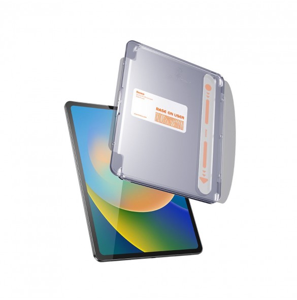Baseus Kristallhärdat glas för iPad 10.2'' (2019/2020/2021) / iPad Air 3 10.5'' + monteringssats - transparent
