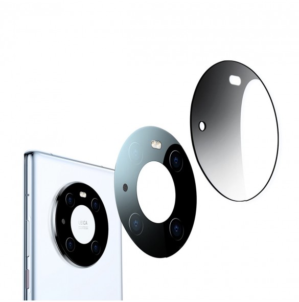 Baseus Huawei Mate 40 Pro Camera Film 0,3 mm (2st) transparent + rengöringssats (SGQK000502)