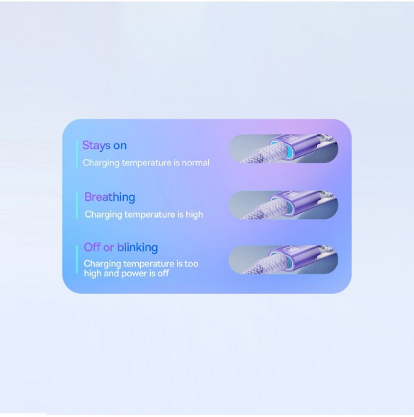 Baseus Explorer Series-kabel USB - Lightning 2.4A 2 m vit (CATS010102)