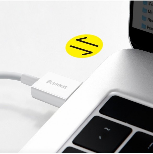 Baseus Superior kabel USB - Lightning 2,4A 1 m Blå (CALYS-A03)