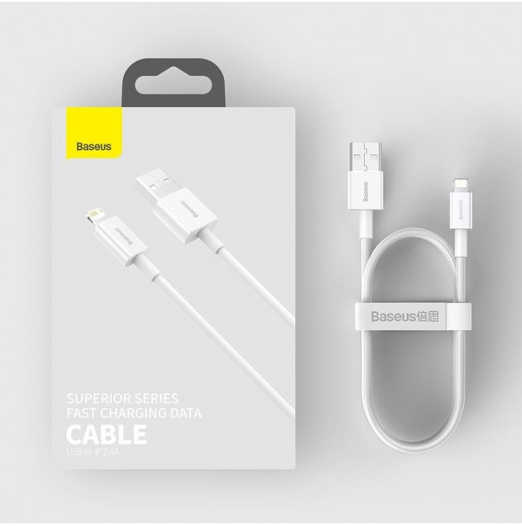 Baseus Superior kabel USB - Lightning 2,4A 1 m Blå (CALYS-A03)