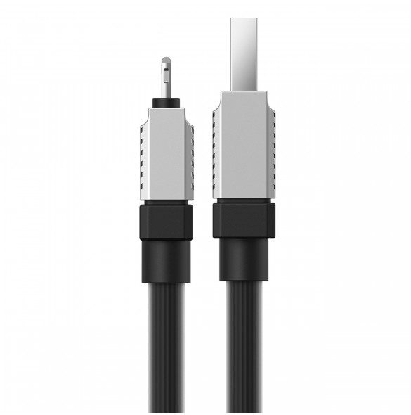 USB - Lightning 2.4A 2m kabel Baseus CoolPlay - svart