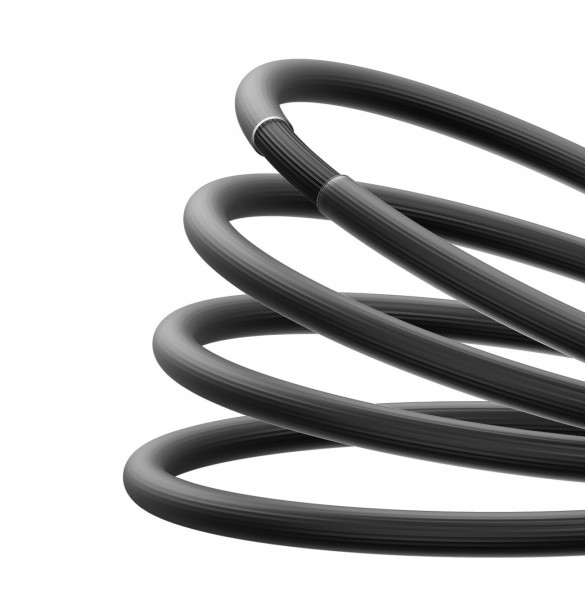 USB - Lightning 2.4A 2m kabel Baseus CoolPlay - svart