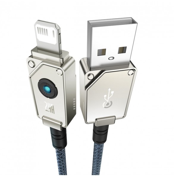 USB-kabel - Lightning Baseus Unbreakable 2.4A 480Mbps 2m - vit
