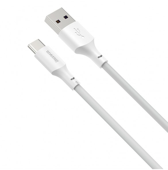 Baseus 2x USB-kabel - USB Typ C snabbladdning Strömleverans Snabbladdning 40 W 5 A 1,5 m vit (TZCATZJ-02)