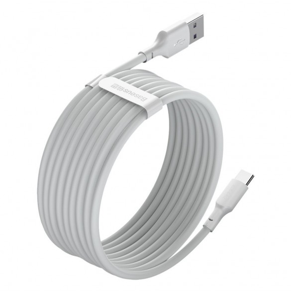 Baseus 2x USB-kabel - USB Typ C snabbladdning Strömleverans Snabbladdning 40 W 5 A 1,5 m vit (TZCATZJ-02)