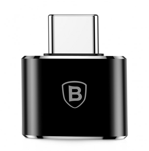 Baseus-adapter från USB till USB Typ C OTG svart (CATOTG-01)
