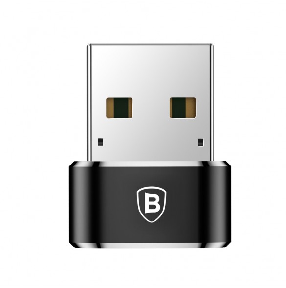 Baseus-adapter från USB Type-C till USB svart (CAAOTG-01)
