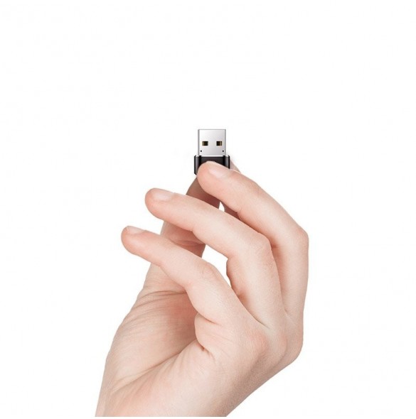 Baseus-adapter från USB Type-C till USB svart (CAAOTG-01)