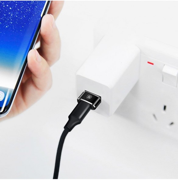 Baseus-adapter från USB Type-C till USB svart (CAAOTG-01)