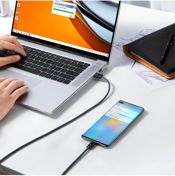Baseus Dynamic Series USB-kabel - USB Type C 100W 1m grå (CALD000616)