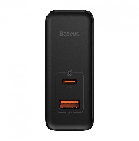 Baseus GaN5 Pro snabb universal väggladdare GaN USB Typ C / USB 100W PD3.0, QC4.0+, AFC svart (CCGP090201)