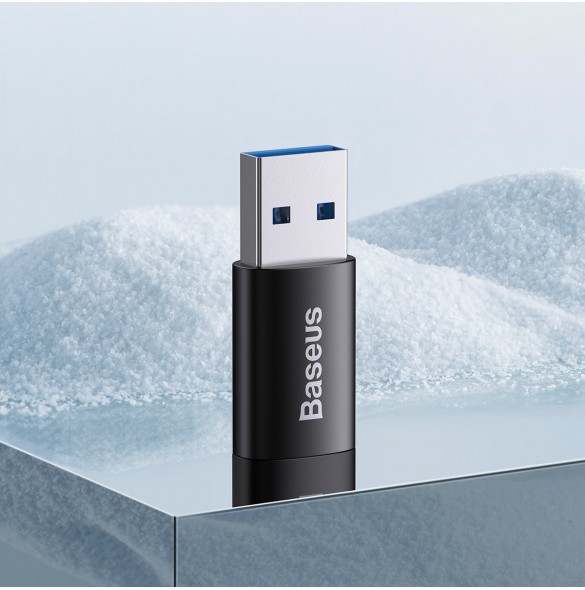 Baseus Ingenuity Series Mini USB 3.1 OTG till USB Typ C-adapter svart (ZJJQ000101)