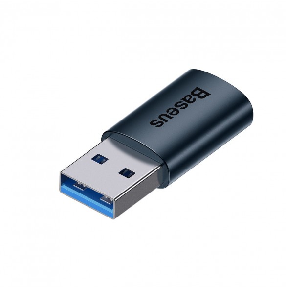 Baseus Ingenuity Series Mini USB 3.1 OTG till USB Typ C-adapter blå (ZJJQ000103)