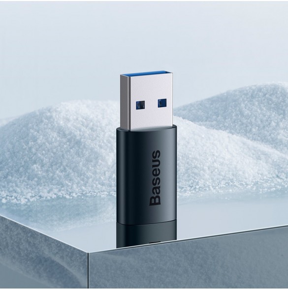Baseus Ingenuity Series Mini USB 3.1 OTG till USB Typ C-adapter blå (ZJJQ000103)