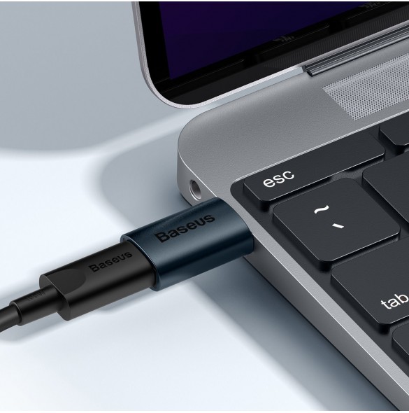 Baseus Ingenuity Series Mini USB 3.1 OTG till USB Typ C-adapter blå (ZJJQ000103)