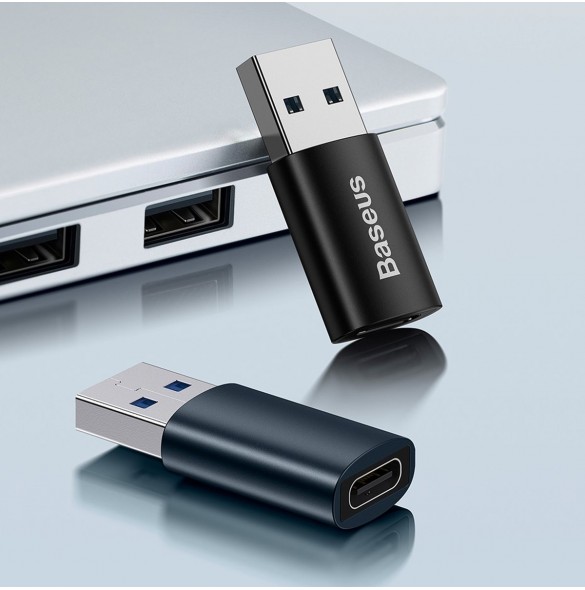 Baseus Ingenuity Series Mini USB 3.1 OTG till USB Typ C-adapter blå (ZJJQ000103)