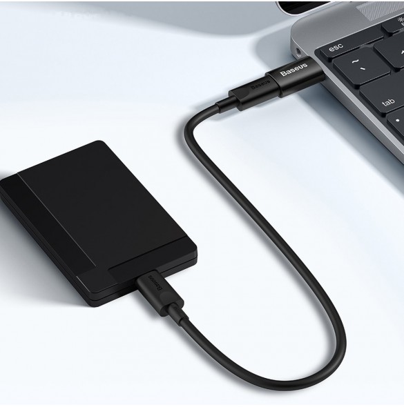 Baseus Ingenuity Series Mini USB 3.1 OTG till USB Typ C-adapter blå (ZJJQ000103)