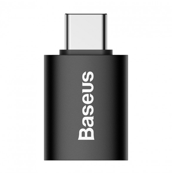 Baseus Ingenuity Series pluggadapter USB Typ C till USB-A 3.2 gen 1 svart (ZJJQ000001)