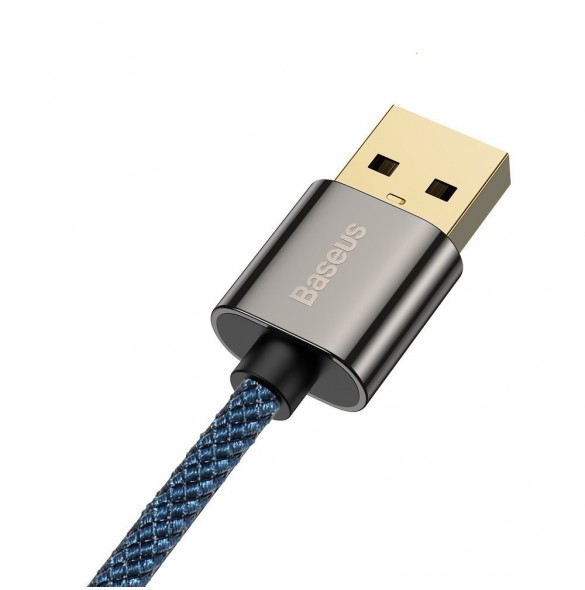 Baseus legendariska vinklade spelkabel USB - USB Typ C 66W 2m Blå (CACS000503)