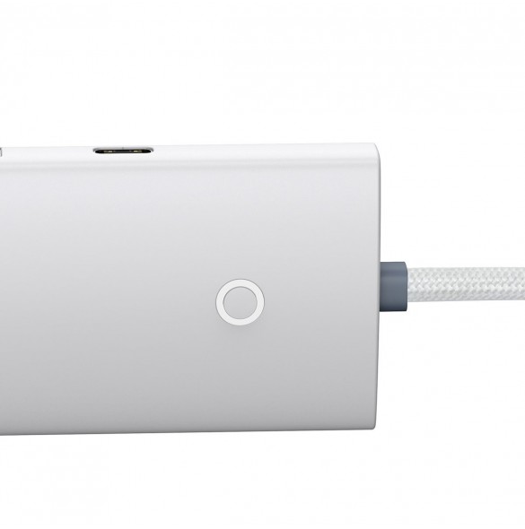 Baseus Lite Series HUB-adapter USB Typ C - 4x USB 3.0 2m vit (WKQX030502)