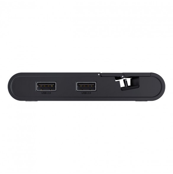 Baseus Mate dockningsstation för telefon USB Typ C HUB svart (WKMD000001)