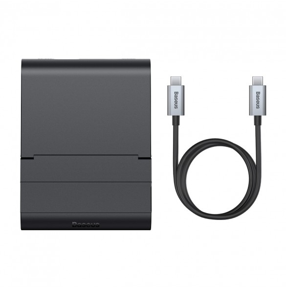Baseus Mate dockningsstation för telefon USB Typ C HUB svart (WKMD000001)