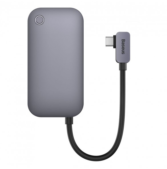Baseus PadJoy universal 6in1 USB-C USB-C HUB för surfplatta / smartphone - mörkgrå