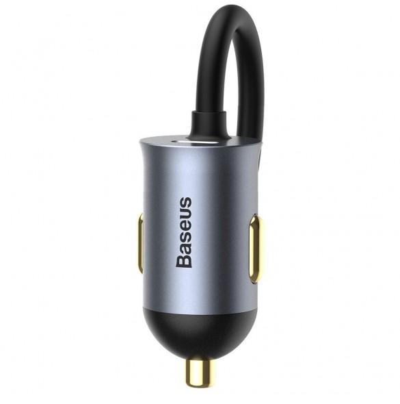 Baseus Share Together billaddare 2x USB / 2x USB Type C 120W PPS Quick Charge Power Delivery grå (CCBT-A0G)