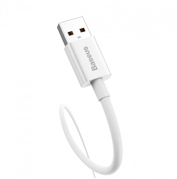 Baseus Superior Series-kabel med snabbladdning USB-A - USB-C 100W 480Mbps 1m vit