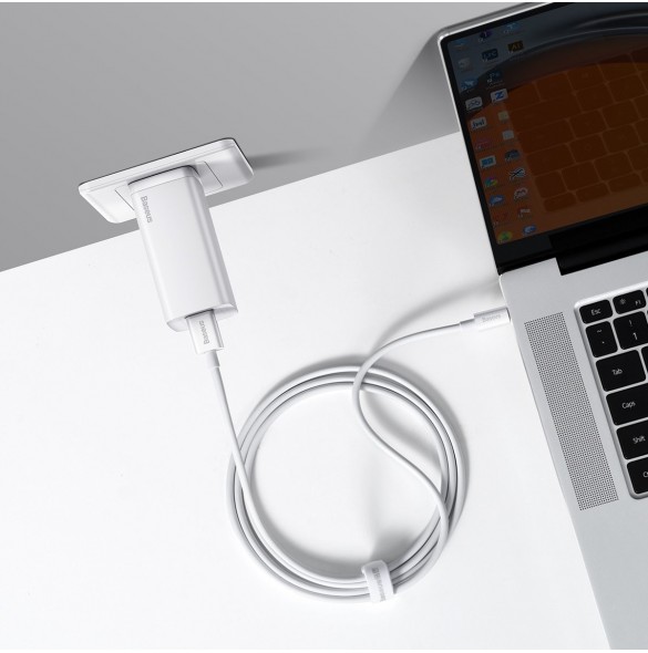 Baseus Superior Series-kabel med snabbladdning USB-A - USB-C 100W 480Mbps 1m vit