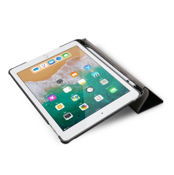 Grå och väldigt snyggt skydd iPad 9.7 2018.