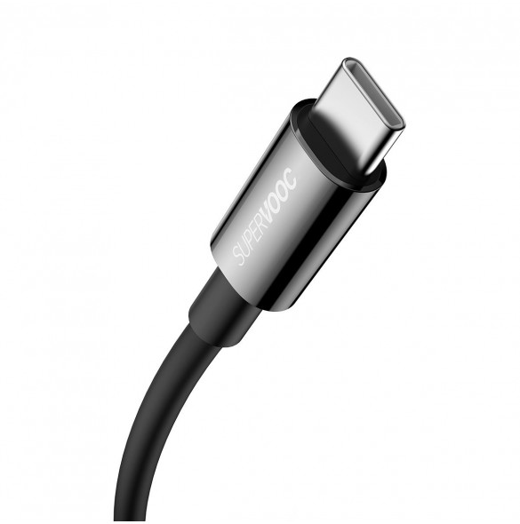 Baseus Superior Series SUPERVOOC USB-A till USB-C kabel 65W 2m svart