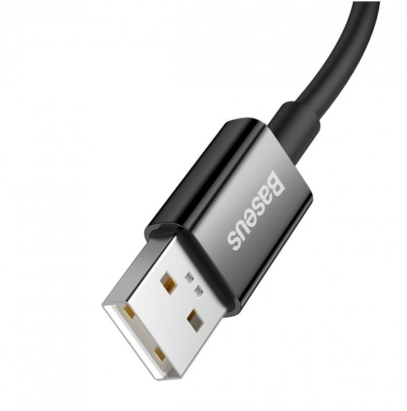 Baseus Superior Series SUPERVOOC USB-A till USB-C kabel 65W 2m svart