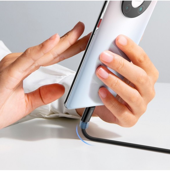 Baseus Superior Series SUPERVOOC USB-A till USB-C kabel 65W 2m svart