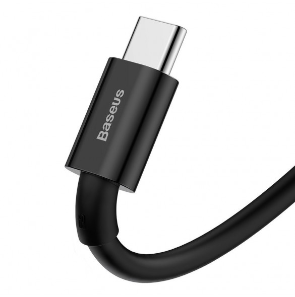 Baseus Superior USB-kabel - USB Typ C 66 W (11 V / 6 A) Huawei SuperCharge SCP 2 m svart (CATYS-A01)