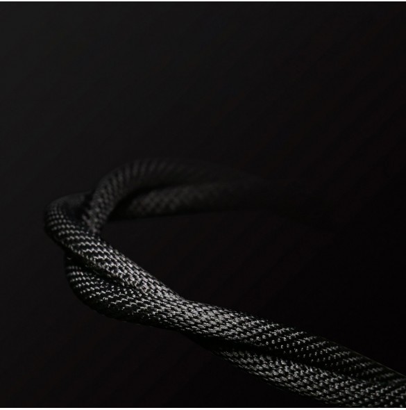 Baseus Yiven M30 stereoljudkabel AUX 3,5 mm hane minijack 1,5 m silver-svart (CAM30-CS1)