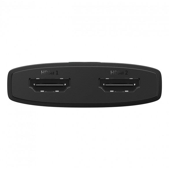 Baseus AirJoy 2in1 4K 60Hz dubbelriktad HDMI-adapter - svart