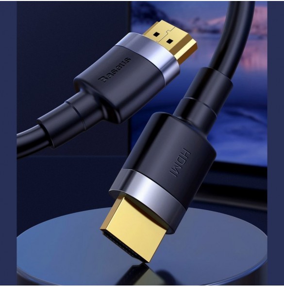 Baseus Cafule-kabel HDMI 2.0-kabel 4K 60 Hz 3D 18 Gbps 3 m svart (CADKLF-G01)